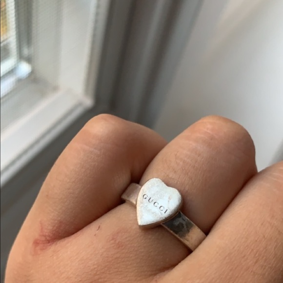 scratched gucci ring